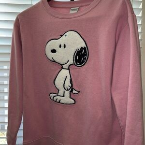 Peanuts Pink Crewneck Top